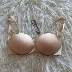 Skims Ultimate Push Up Strapless Bra Sand Size 36C